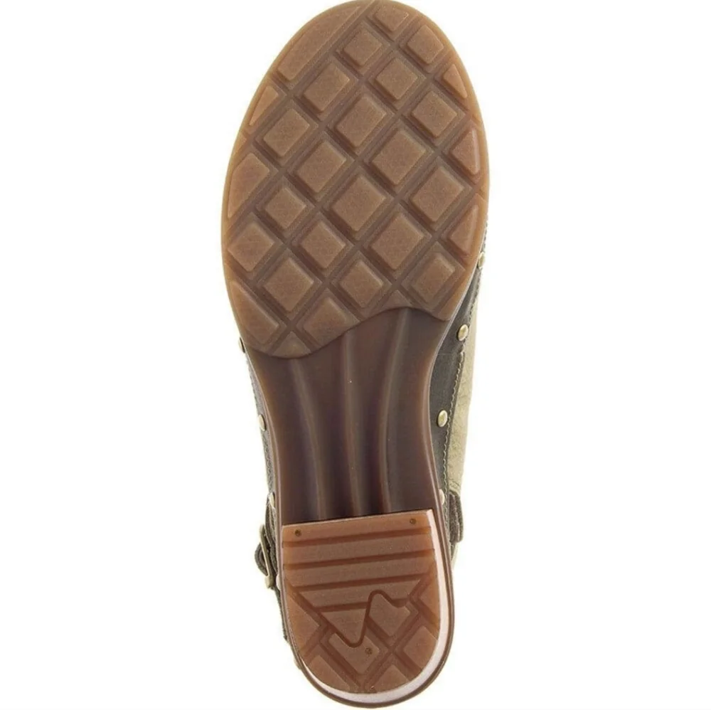 NWT Chaco Cataluna Clog 7 Ankle Straps Waterproof Leather Olive Green Mules Boot - Picture 6 of 7